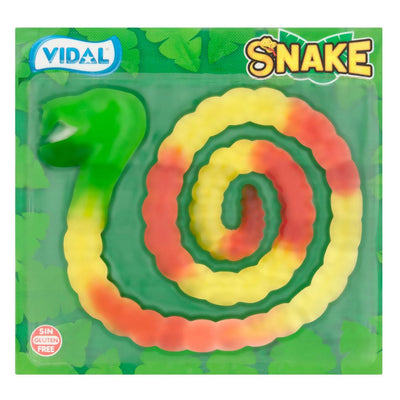 Confezione da 66g di caramella gommosa dalla forma di serpente Vidal Snack Jelly