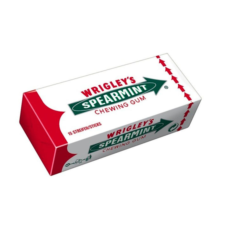 Confezione da 45g di gomme alla mente Wrigleys Spearmint 