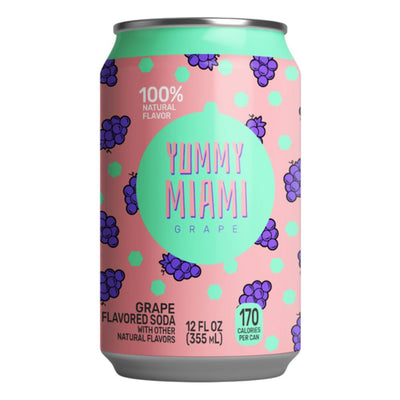 Confezione da 355ml di bevanda all'uva Yummy Miami