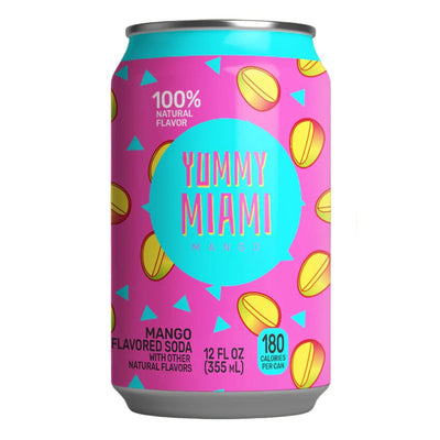 Confezione da 355ml di bevanda al mango Yummy Miami
