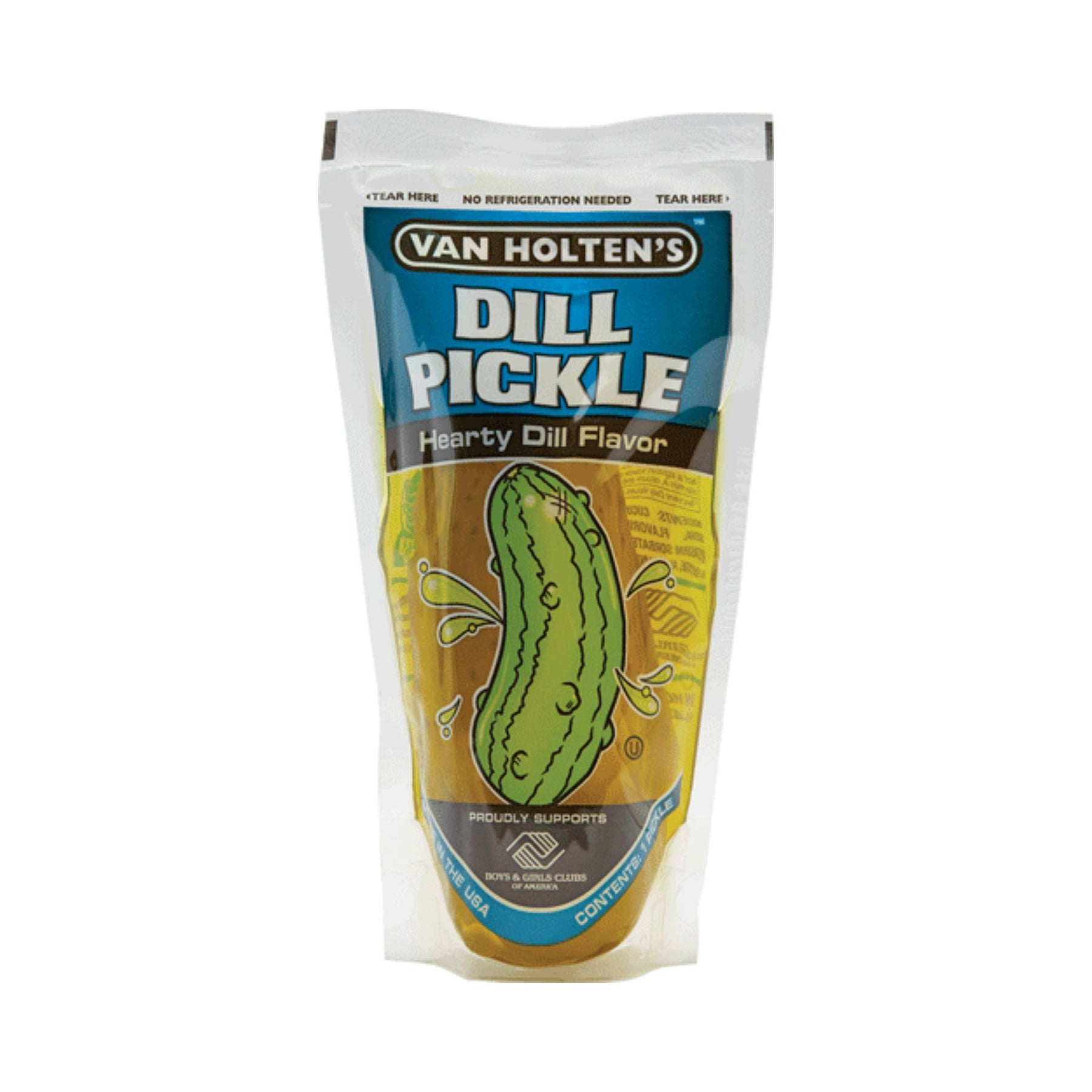 Van Holten's Dill Pickle Hearty Dill Flavor cetriolo monoporzione all