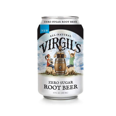Virgil's Zero Sugar Root Beer, soft drink alla vaniglia da 355 ml (2110612537441)