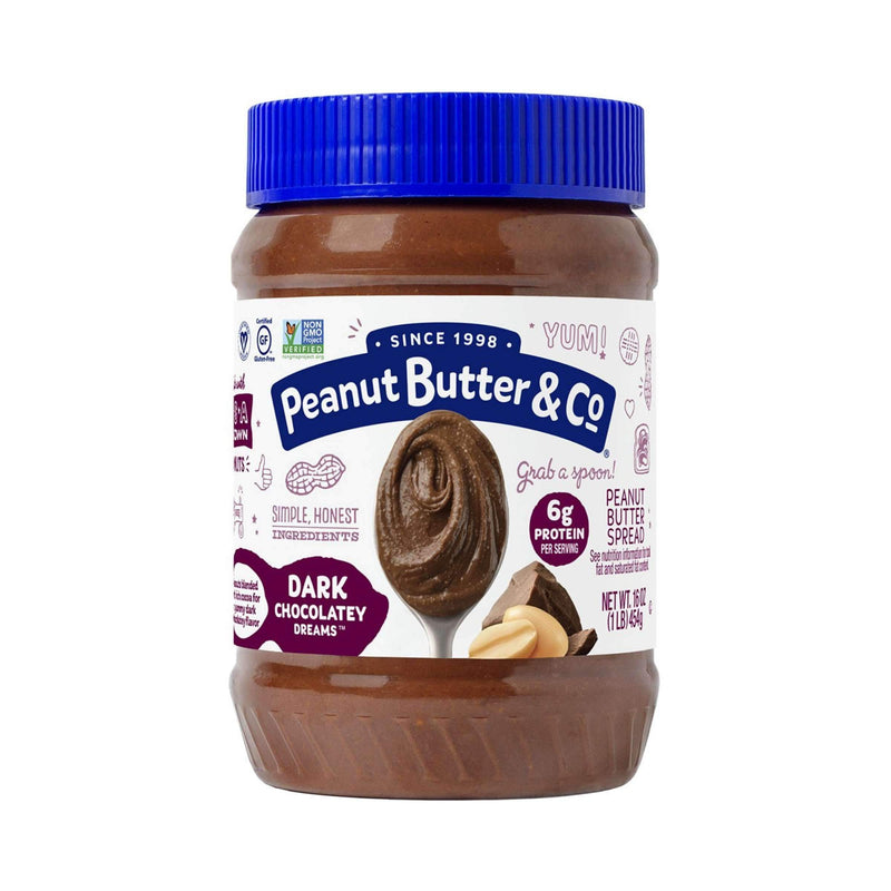 Peanut Butter & Co. Dark Chocolate Dreams, crema spalmabile al cioccolato fondente e burro d&