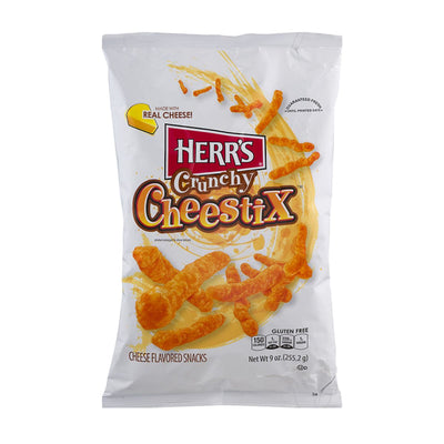 Herr's Crunchy Cheestix, confezione di patatine al formaggio da 255g (3825371971681)