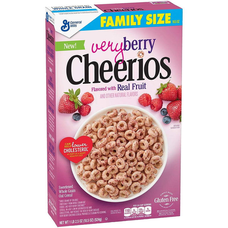 Cheerios Very Berry, cereali alla fragola da 309g (2136048762977)