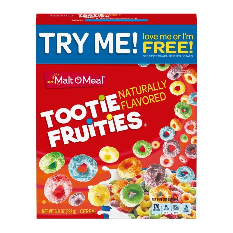 Malt o Meal Tootie Fruities, confezione di cereali alla frutta da 192g (3825511858273)