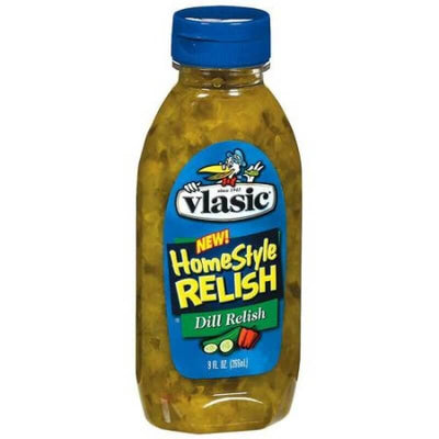 Vlasic Home Style Dill Relish, condimento in bottiglia al cetriolo da 266 ml (1954218344545)