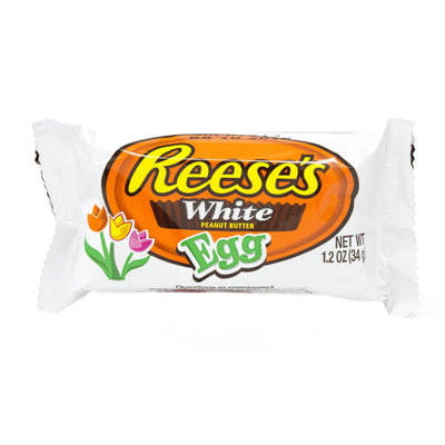 Reese's White Peanut Butter Egg, barretta al cioccolato bianco e arachidi da 34g (1954232828001)