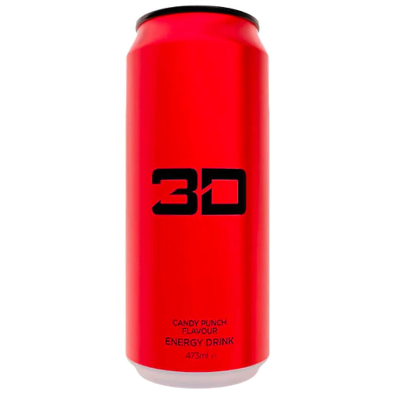 Confezione da 473ml di energy drink 3D Candy Punch Flavour Energy Drink