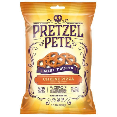 Pretzel Pete Mini Twists Cheese Pizza, pretzel al gusto formaggio e pizza da 100g (1954233548897)