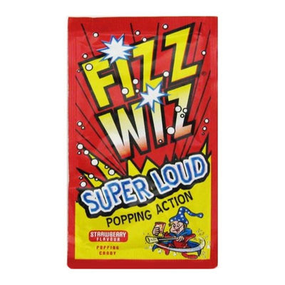 Fizz Wiz Super Loud Popping Action Strawberry, caramelle alla fragola da 5g (1954233778273)
