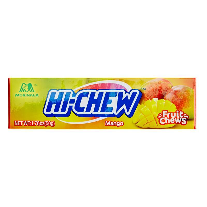 Hi-Chew Mango, chewing gum al mango da 50g (1954234466401)