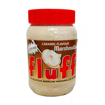 Fluff Caramel Marshmallow, crema spalmabile a caramello e marshmallow da 213g (1954235940961)