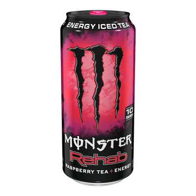Monster Rehab Raspberry Tea, energy drink al lampone da 458 ml (1954207236193)
