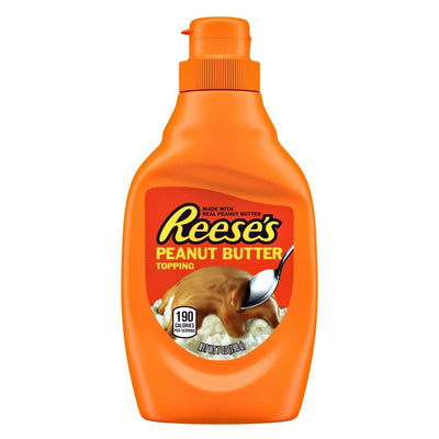 Reese's Peanut Butter Topping, sciroppo al cioccolato e burro d'arachidi da 198g (1954236727393)