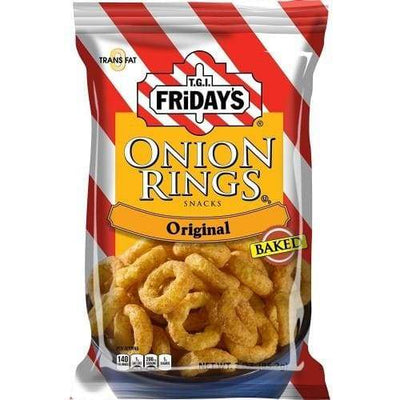TGI Fridays Onion Rings Original Baked, patatine tostate alla cipolla da 78g (1954236596321)