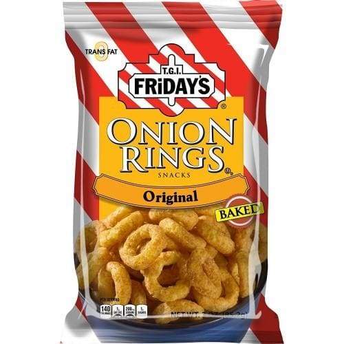 TGI Fridays Onion Rings Original Baked, patatine tostate alla cipolla da 78g (1954236596321)