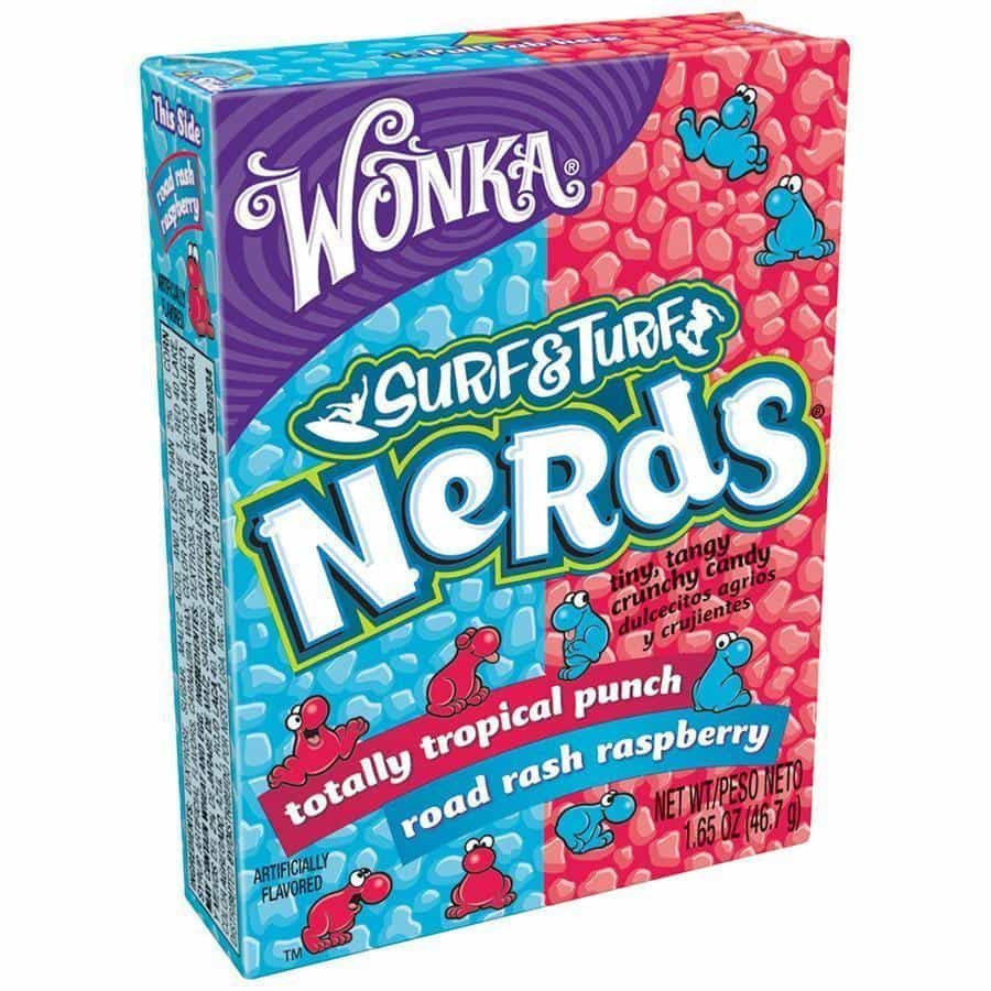 Wonka Nerds Rasperry and Tropical Punch - caramelle ai sapori tropicali ...