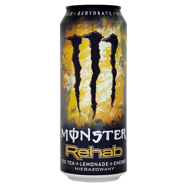 Monster Rehab Ice Tea Lemonade, energy drink al limone da 355 ml (1954237186145)