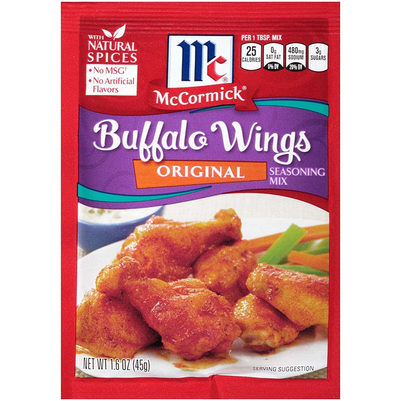 McCormick Buffalo Wings Original, condimento speziato per pietanze da 45g (1954238431329)