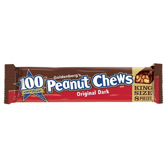 Peanut Chews Original Dark, barretta al cioccolato fondente con arachidi da 56g (1954238988385)