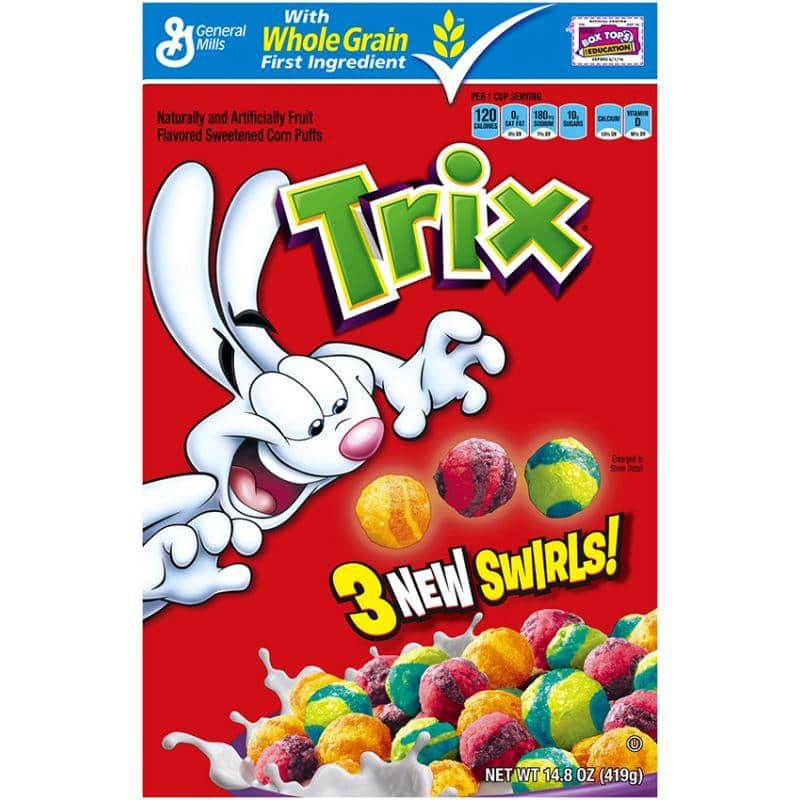 Trix 3 New Swirls!, cereali alla frutta da 303g (1954212380769)