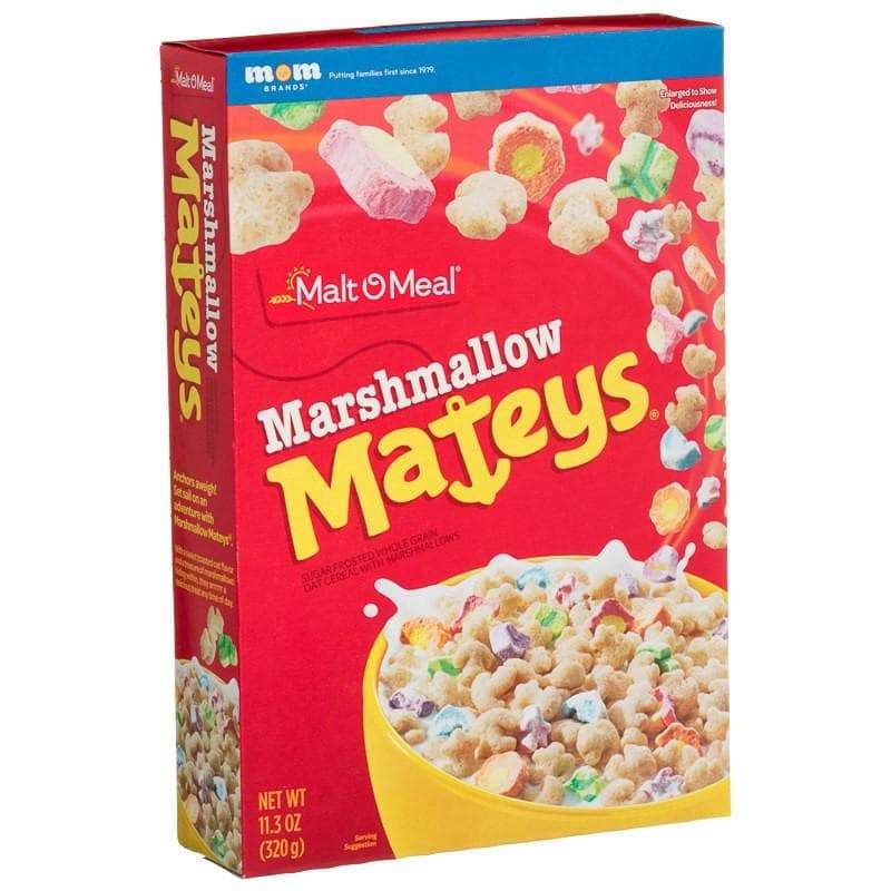 Mateys Malt O Meal Marshmallow, cereali ai marshmallow da 320g (1977191596129)