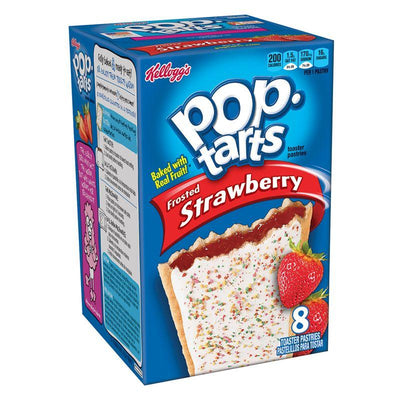 Pop Tarts Frosted Strawberry, biscotti ripieni al gusto di fragola da 416g (1977191956577)