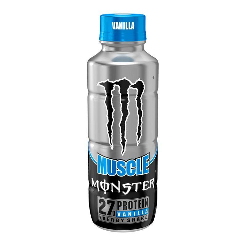 Monster Muscle Vanilla Energy Shake, bevanda energetica alla vaniglia da 444 ml (2029343768673)