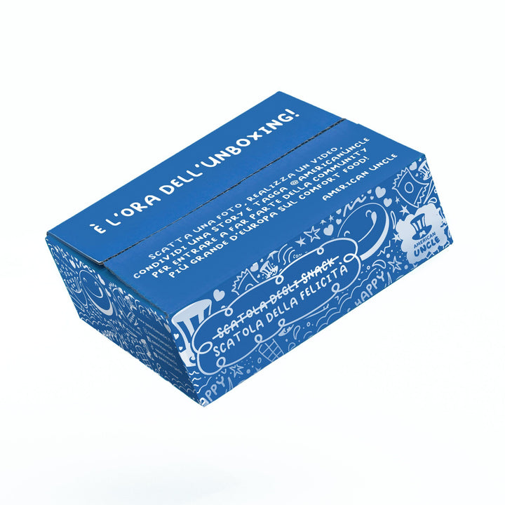 Americanbox da almeno 20 prodotti: dolce, salato e bevande
