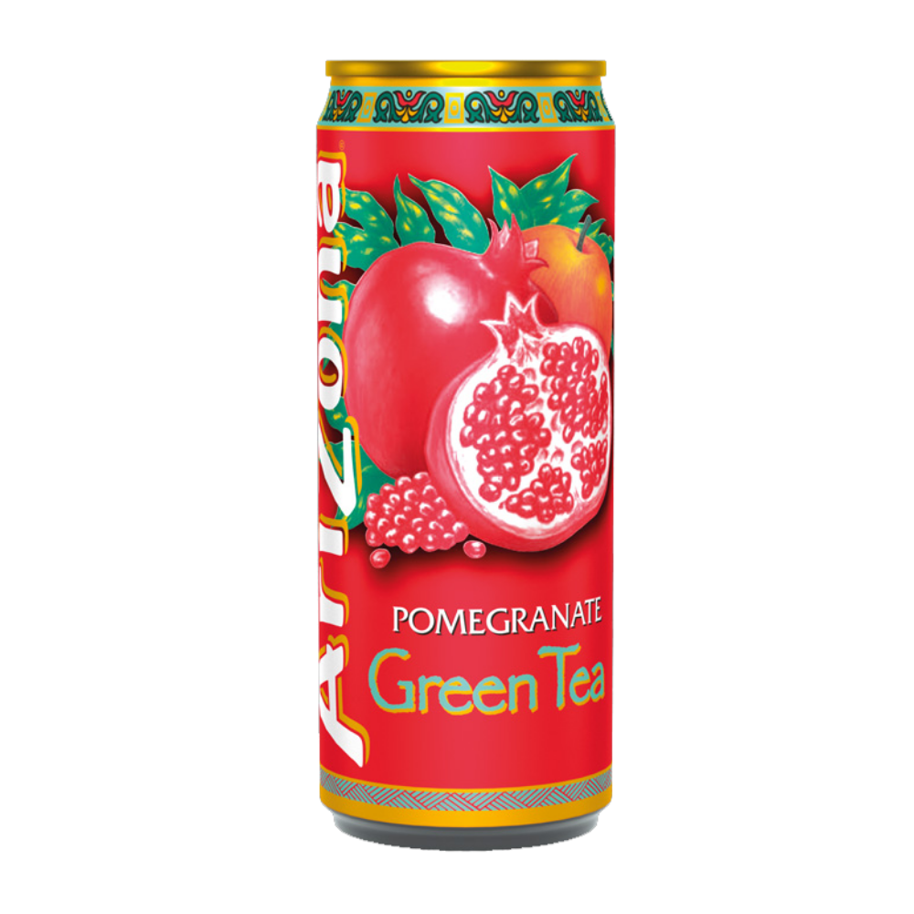 Arizona Green Tea Pomegranate tè verde al melograno da 330ml