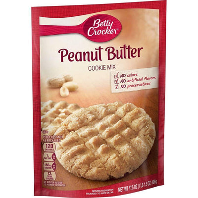 Betty Crocker Cookie Mix Peanut Butter Maxi 400g