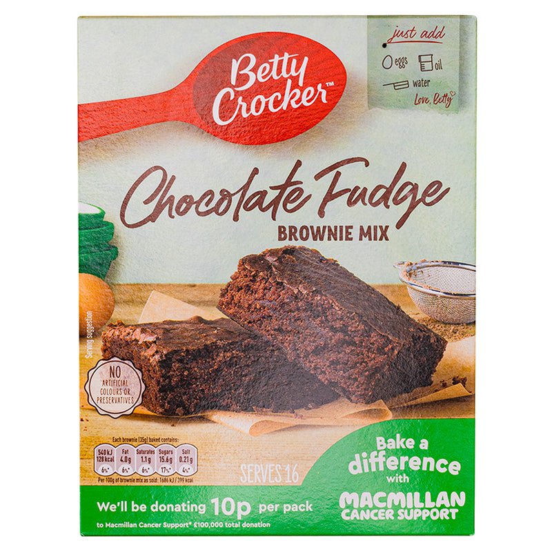 Confezione di preparato per dolci Betty Crocker Chocolate Fudge Brownie Mix da 415g 