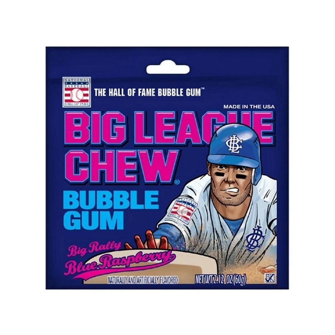 Big League Blue Raspberry - chewing gum filanti al mirtillo da 60g ...