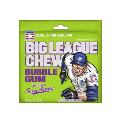Big League Chew Bubble Gum Swingin' Sour Apple