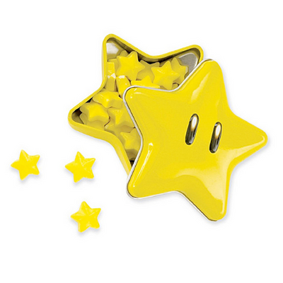 Boston America Nintendo Super Star, confezione di caramelle alla frutta nel formato stella di Super Mario da 17g (4043297816673)