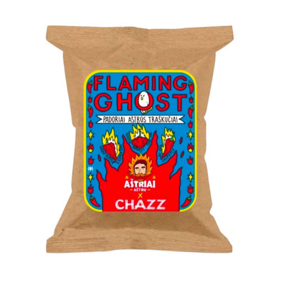 Confezione da 50g di patatine piccanti Chazz Flaming Ghost