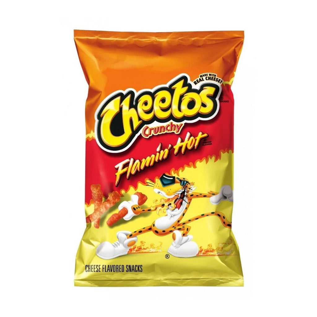 Cheetos Crunchy Flamin Hot - bastoncini al formaggio piccante da 56g –  American Uncle