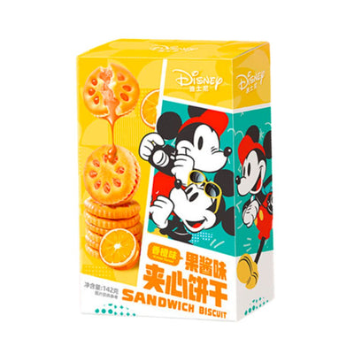 Confezione di biscotti all'arancia Disney Sandwich Biscuit Orange da 142f