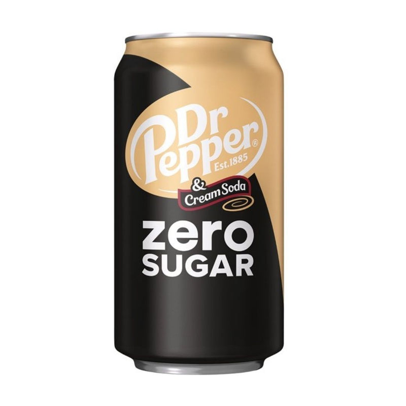 Dr Pepper Zero Cream Soda, bevanda alla vaniglia con zero zuccheri da 355ml