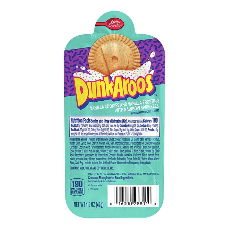 Dunkaroos Vanilla Cookies and Vanilla 