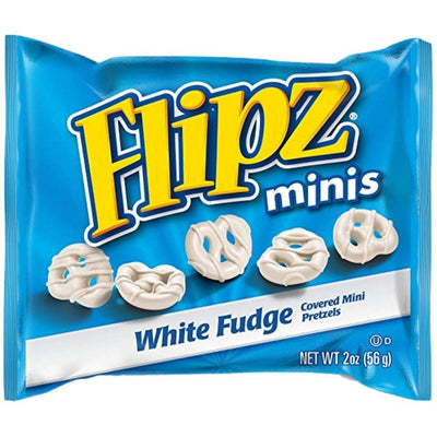 Flipz White Fudge Covered Pretzels 56g