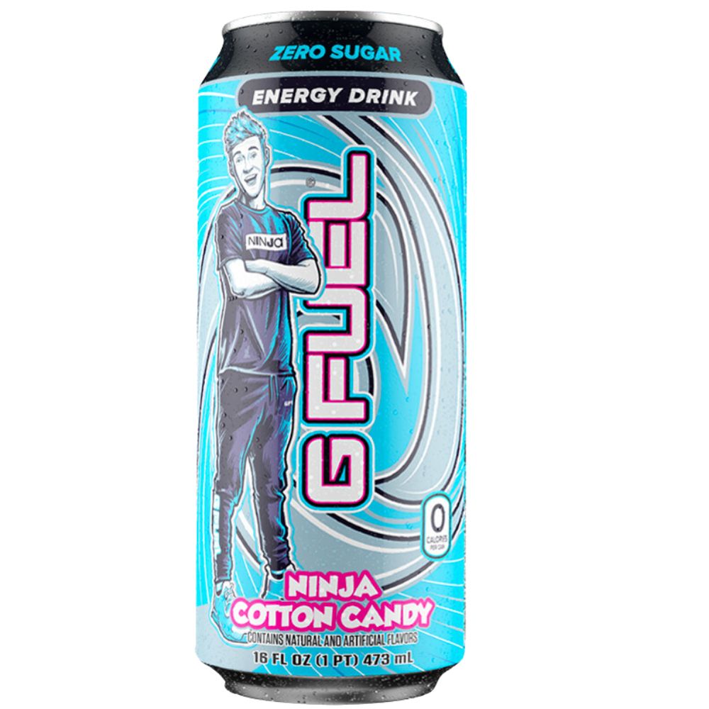 GFuel Ninja Zero Sugar Cotton Candy - energy drink al gusto di zucchero  filato da 473 ml – American Uncle