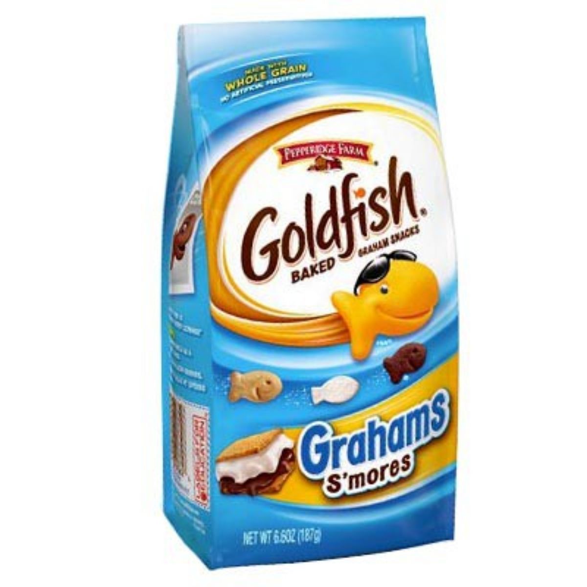 Goldfish Grahams S'mores - biscotti al cioccolato e marshmallow da 187g ...