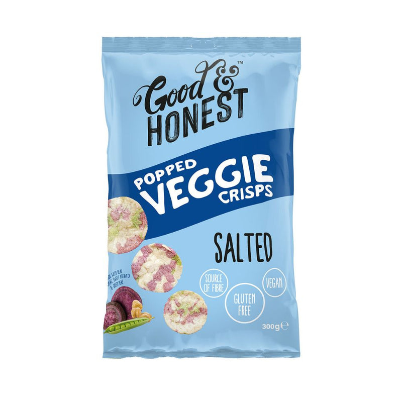 Good&Honest Popped Veggie Crisps Salted 85g