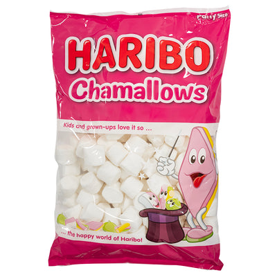 Confezione da 1kg di marshmallow Haribo