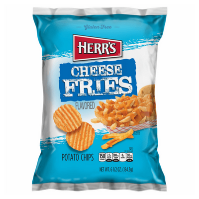 Herr's Cheese Fries Potato Chips, confezione di patatine al formaggio da 185g (4173600030817)