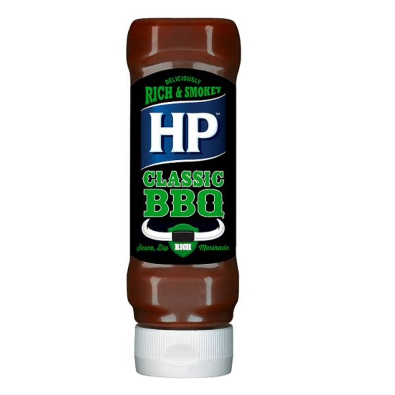 Confezione da 465g di salsa barbacue HP Classic BBQ Rich & Smokey 