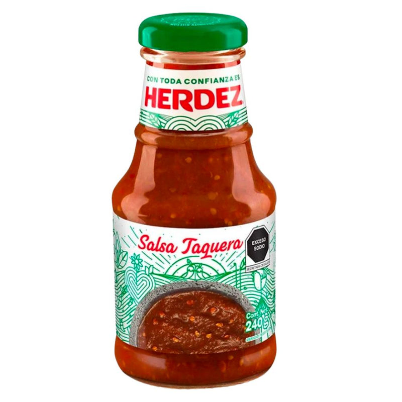 Confezione da 240g di salsa al gusto di peperoncino Herdez Salsa Taquera