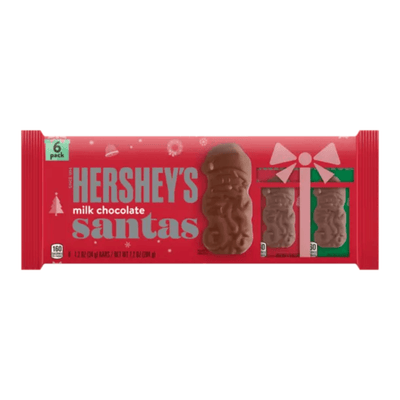 Hershey's Milk Chocolate Santas